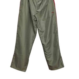 PANTALON TELA GRIS FRANJA CORAL REEBOK T L NUEVO