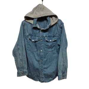 SOBRECAMISA JEAN CAPUCHA ALG GRIS ZARA T 13-14