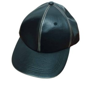 GORRA CUERINA MARRON TIPO GASTADA
