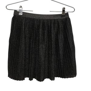 POLLERA NEGRA BRILLOSA TABLITAS FUZARKA T 13/14