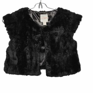 CHALECO PELUDITO NEGRO CAT & JACK T M (7-8)