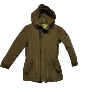 PARKA VERDE ZARA T 8 DET INT