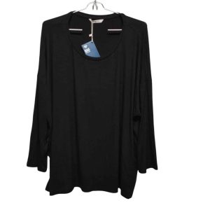 REMERA ALG NEGRO TIPO MORLEY BAS T XXL NUEVA