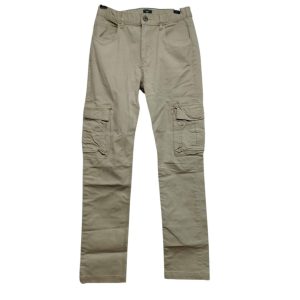 PANTALON GABARDINA BEIGE CARGO GAP T16
