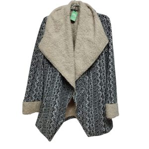 CHAQUETA TEJIDA BCO NEGRO INTERIOR CORDERITO T M APROX