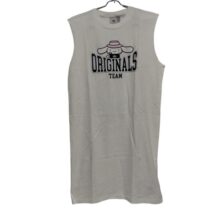 VESTIDO ALG BLANCO SIN MANGAS ORIGINALS TEAM ADIDAS T XS NUEVO