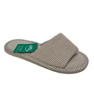 PANTUFLA BEIGE RAYAS T36/37