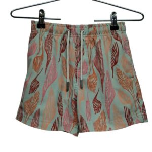 SHORT DE BAÑO VON BRAUN T 8 VERDE ROJO NARANJA ROSA RAYAS
