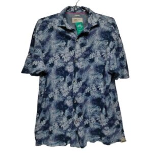 CAMISA HILO CELESTE HOJAS RKF TL
