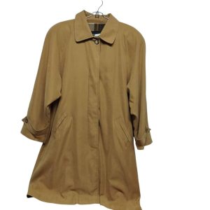 GABARDINA PIEL DURAZNO BEIGE VALENTINO T 44