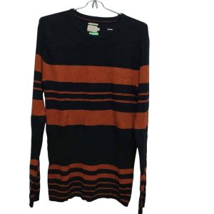 BUZO LARGO MARRON NEGRO MARFINNO T P FR