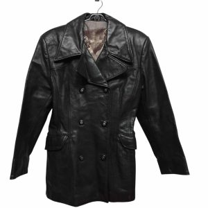 CHAQUETA CUERO ROCK VALLEY TM BORDE PUÑO GT