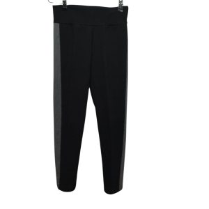 CALZA DEPORTIVA NEGRA FRANJA GRIS GUAYACAN T2/M