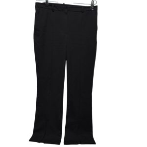 PANTALON TELA NEGRO TAJOS MANGO T 38
