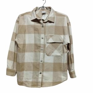 SOBRECAMISA CUADRILLE BEIGE BLANCO ZARA T11/12