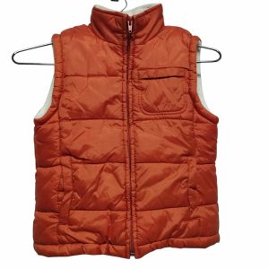 CHALECO NARANJA FORRADO POLAR BLANCO TEX T6
