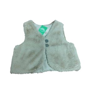 CHALECO PELUDITO BEIGE ZARA T12/18M