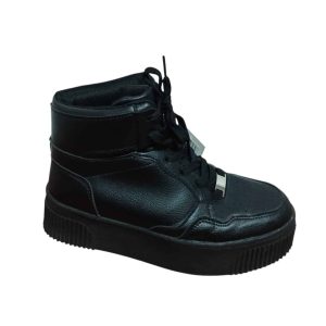 CHAMPION BOTITA CUERINA NEGRO PLATAFORMA MISS CAROL T 36