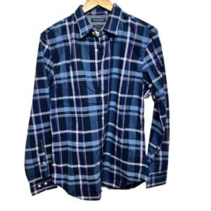 CAMISA CUADROS AZUL GRIS ROSADO BANNA REPUBLIC TM