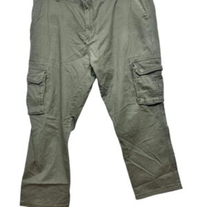 PANTALON GABARDINA CARGO VERDE LEGACY T 52