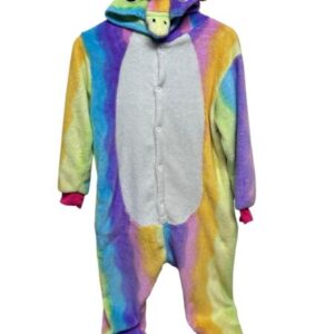 PIJAMA PELUDITO MULTICOLOR ENTERO UNICORNIO T 14 AP