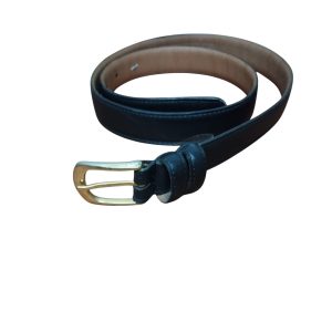 CINTO NEGRO HEBILLA DORADA PERRY ELIG 34/85