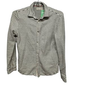 CAMISA A RAYAS BCO NEGRO ZARA T 11/12