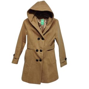TAPADO PAÑO BEIGE CAPUCHA T S AP DET BOLSILLOS