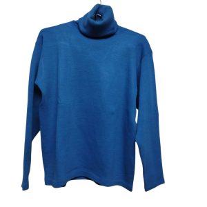 POLERA HILO AZUL T M DET CUELLO MCH