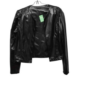 CHAQUETA CUERINA NEGRA  T M AP