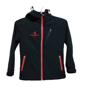 CAMPERA AZUL ROSADO CAPUCHA SANTA BARBARA T6 DET VELCRO