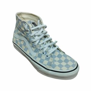 CHAMPION BOTITA LONA CUADROS LILA CREMITA VANS T 36 MCH