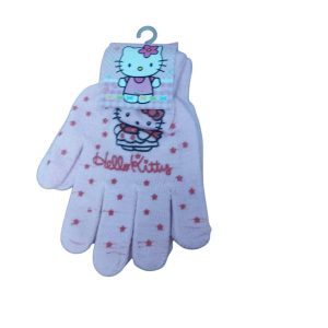 GUANTES LANA ROSADO HELLO KITTY