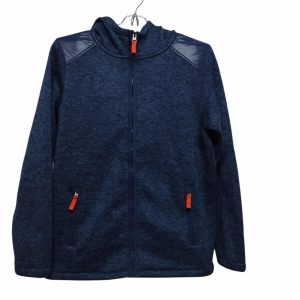 CAMPERA LANILLA AZUL JASPEADA LANDS END T14/16