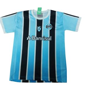 CAMISETA FUTBOL CELESTE BCO NEGRO GREMIO BRASIL T 12