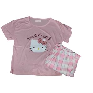 PIJAMA PANTALON BUZO ROSADO HELLO KITTY T M