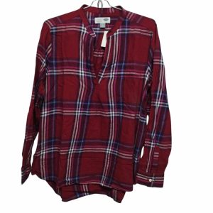 BLUSA VIYELA CUADROS ESC EN V BORDO OLD NAVY T L