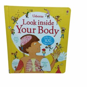 LOOK INSIDE YOUR BODY - USBORNE- EN INGLES
