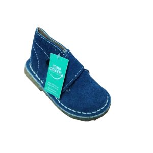 BOTITAS NOBUK AZUL SUELA CAUCHO PAYPUG T 23 EN CAJA