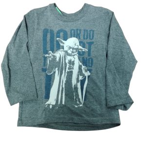 REMERA ALG GRIS AZUL BCO YODA  STAR WARS T 2 AP