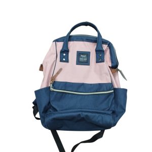 MOCHILA AZUL ROSADA CON MANIJAS HIMAWARI manch