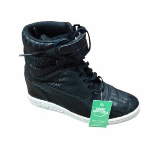 CHAMPIONES BOTA CUERO NEGRO BCO PUMA T 37.5