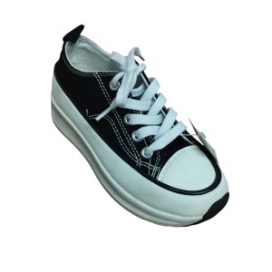 CHAMPIONES ESTILO CONVERSE NEGRO PLATAFORMA T31 imit