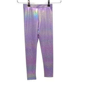CALZA METALIZADA LILA H&M T9/10