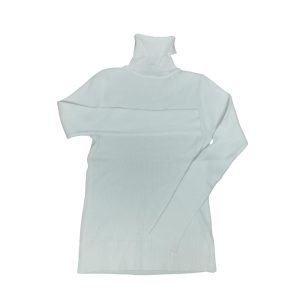 POLERA LANILLA BLANCA/NEGRA VA HASTA UN M