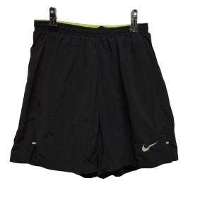 SHORT DEPORTIVO NEGRO VERDE FLUO NIKE T S/8 NIÑO