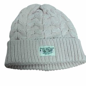 GORRO LANA ROSADO TRENZADO RUSTY