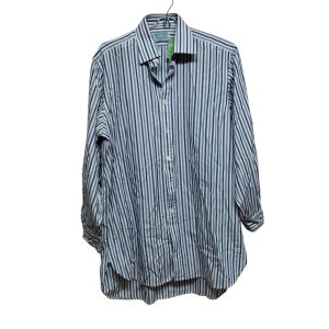 CAMISA LARGA RAYADA CELESTE BCA HILDICH TL APROX