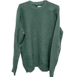BUZO LANA VERDE CON RELIEVE H&M T XL