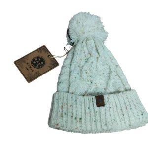 GORRO LANA  CREMIRA PINTITAS VERDE NARANJA MAUI NUEVO
